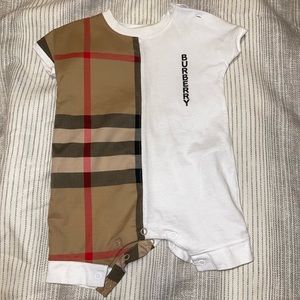 Authentic baby Burberry onesie